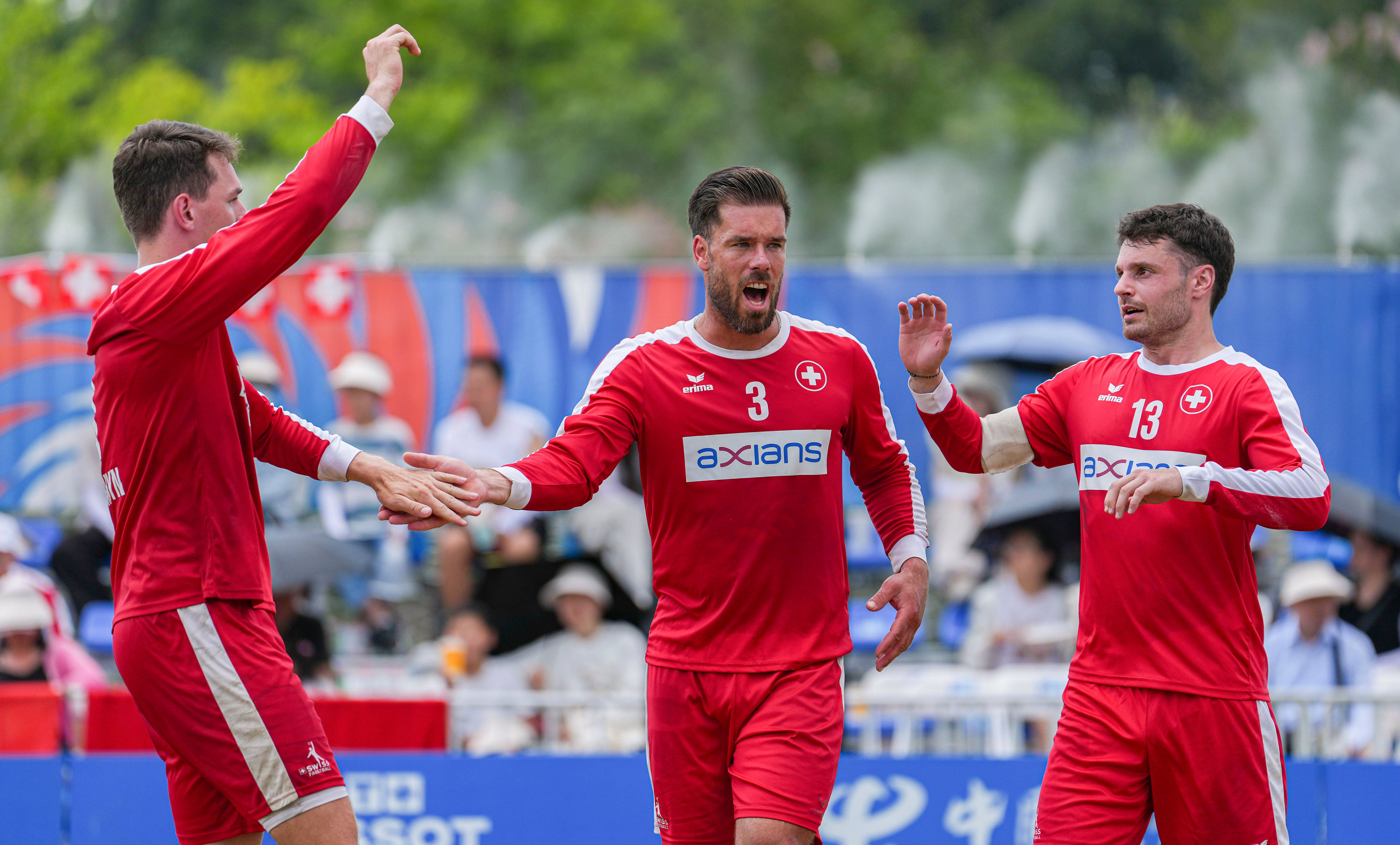 （成都世运会）浮士德球——男子铜牌赛：奥地利队获得季军