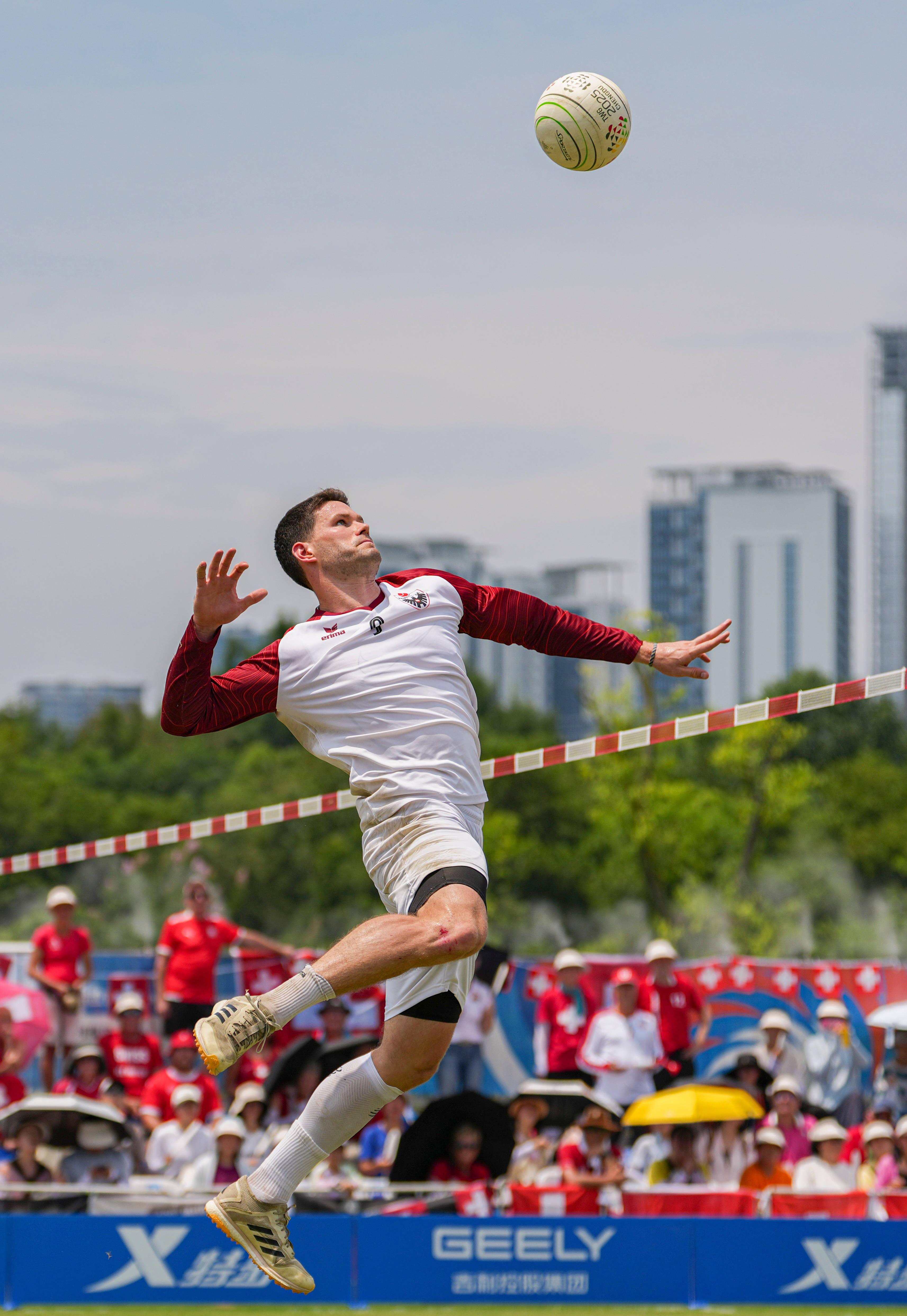 （成都世运会）浮士德球——男子铜牌赛：奥地利队获得季军