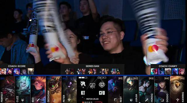 S15全球总决赛：CFO三局比赛惨遭横扫，KT 3-0直接拿下挺进四强