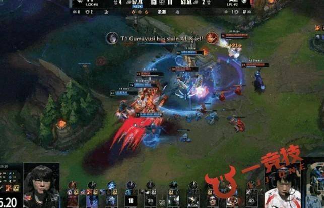 【一竞技1Jingji】LOL：全球总决赛 T1 3比2淘汰AL！