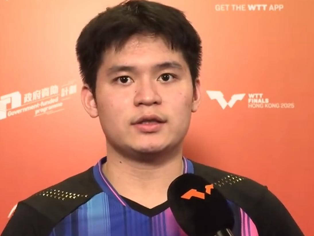 林诗栋挺进四强，赛后采访展望全力冲击张本智和